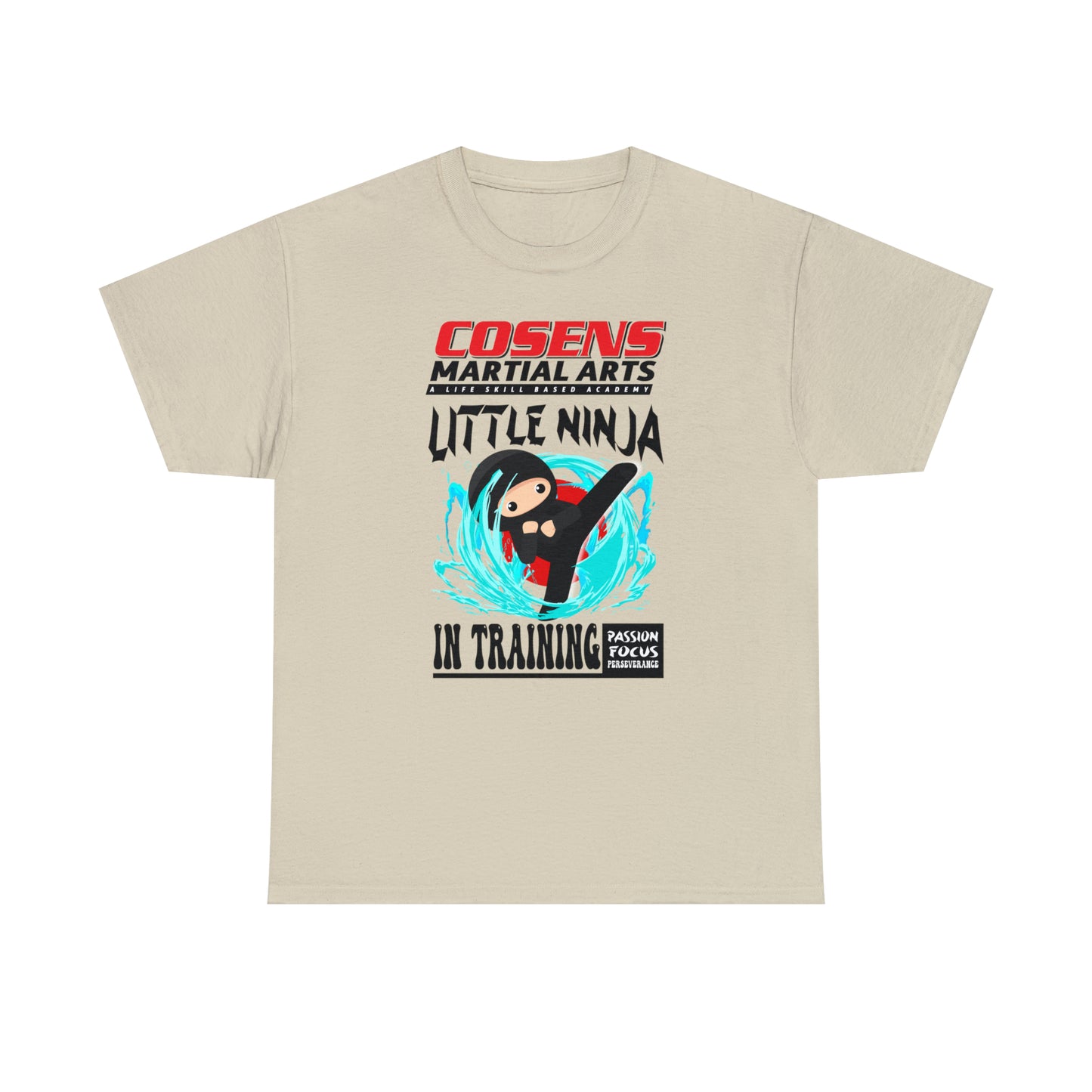 Adult "Little Ninja in Training" Cosens Martial Arts Unisex Heavy Cotton Tee Unisex Heavy Cotton Tee