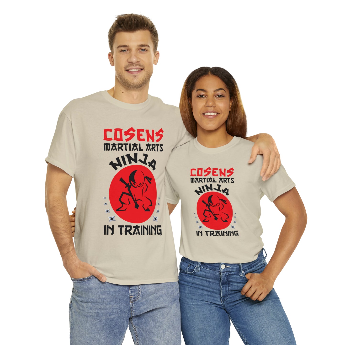 Adult "Ninja in Training" Unisex Heavy Cotton Tee