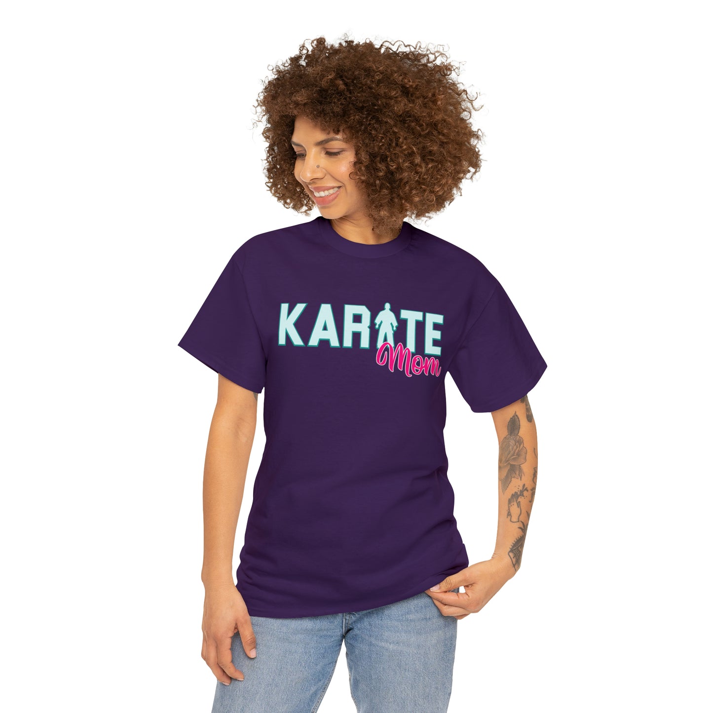 Karate Mom Life Heavy Cotton Tee