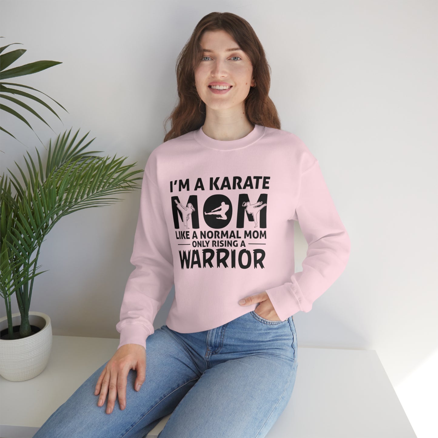 Cosens I'm a Karate Mom Heavy Blend™ Crewneck Sweatshirt