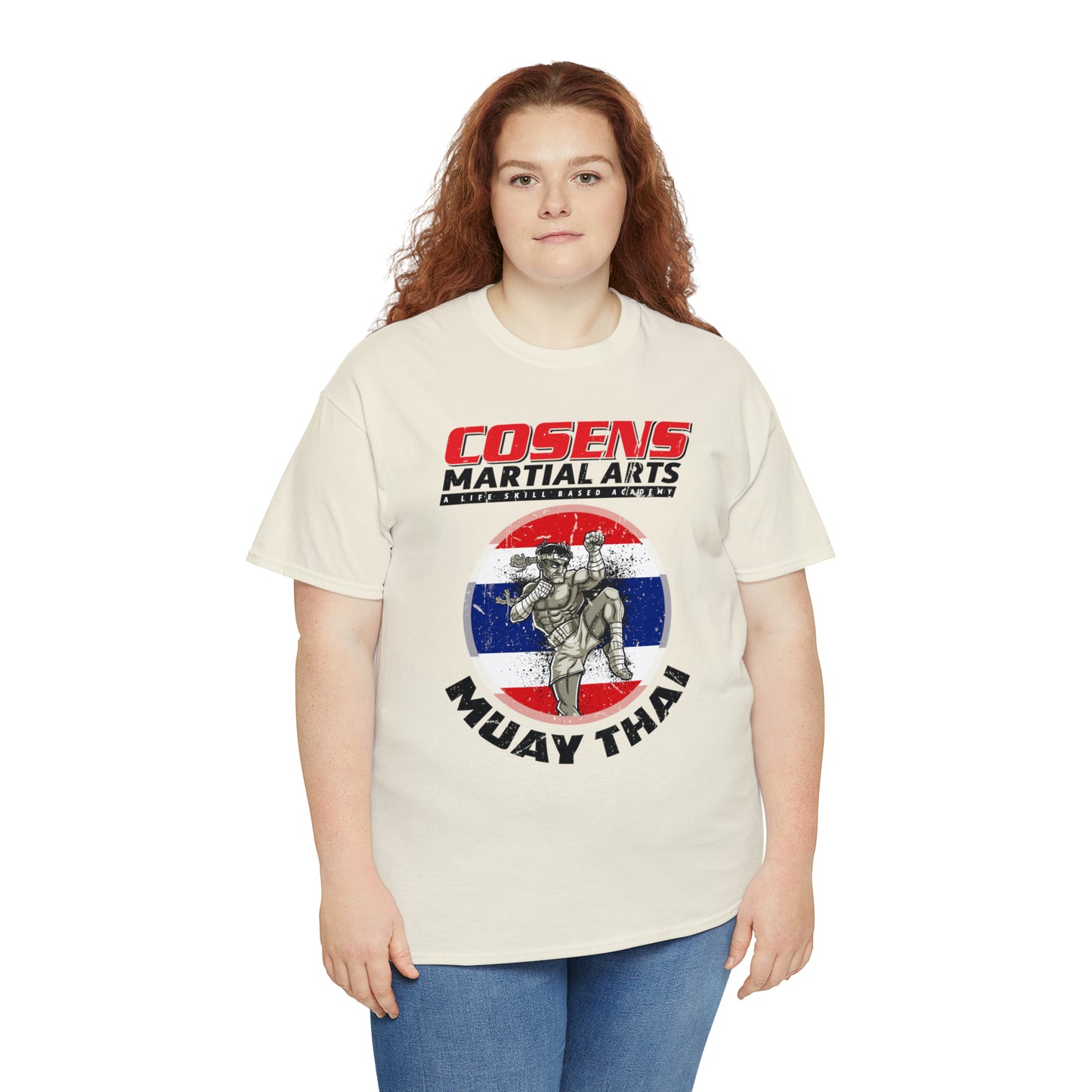 Adult "Muay Thai" Cosens Martial Arts Unisex Heavy Cotton Tee Unisex Heavy Cotton Tee