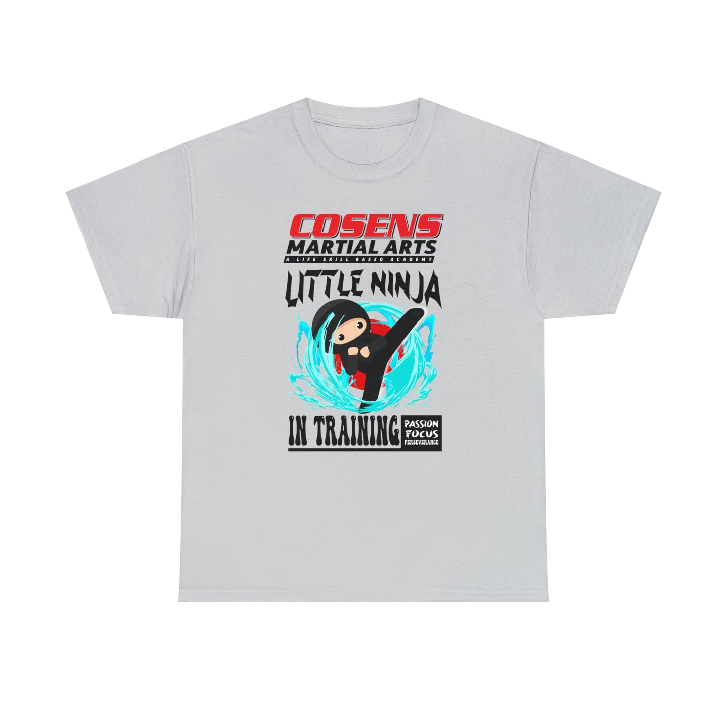 Adult "Little Ninja in Training" Cosens Martial Arts Unisex Heavy Cotton Tee Unisex Heavy Cotton Tee