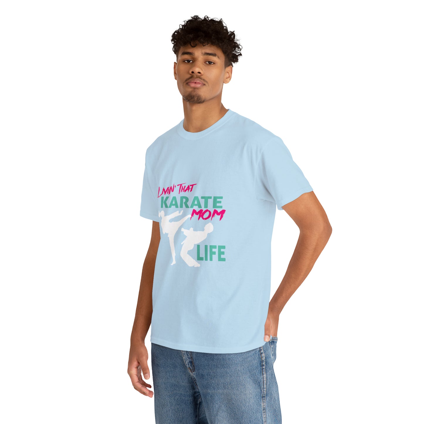 Copy of Livin' That Karate Mom Life Heavy Cotton Tee
