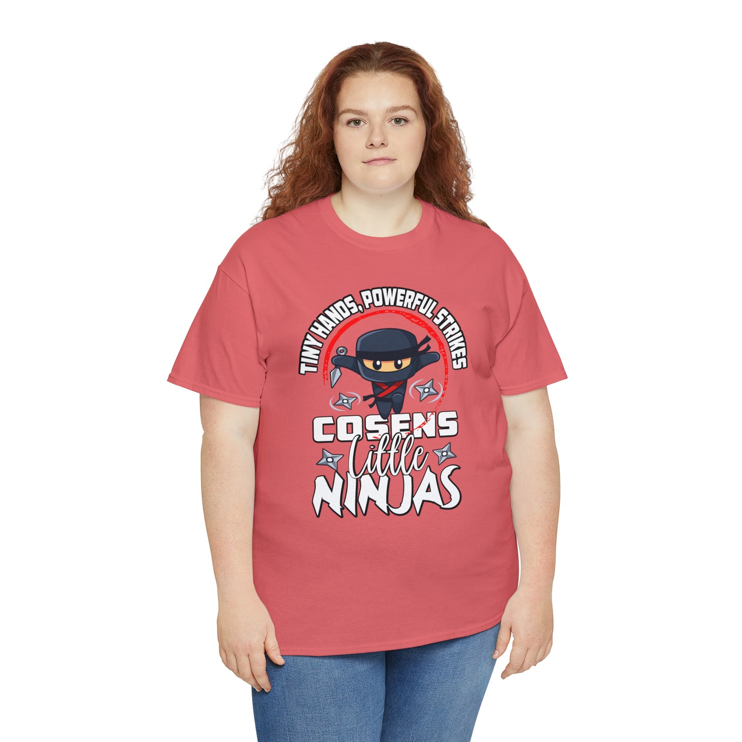 Adult "Little Ninjas" Cosens Martial Arts Unisex Heavy Cotton Tee Unisex Heavy Cotton Tee