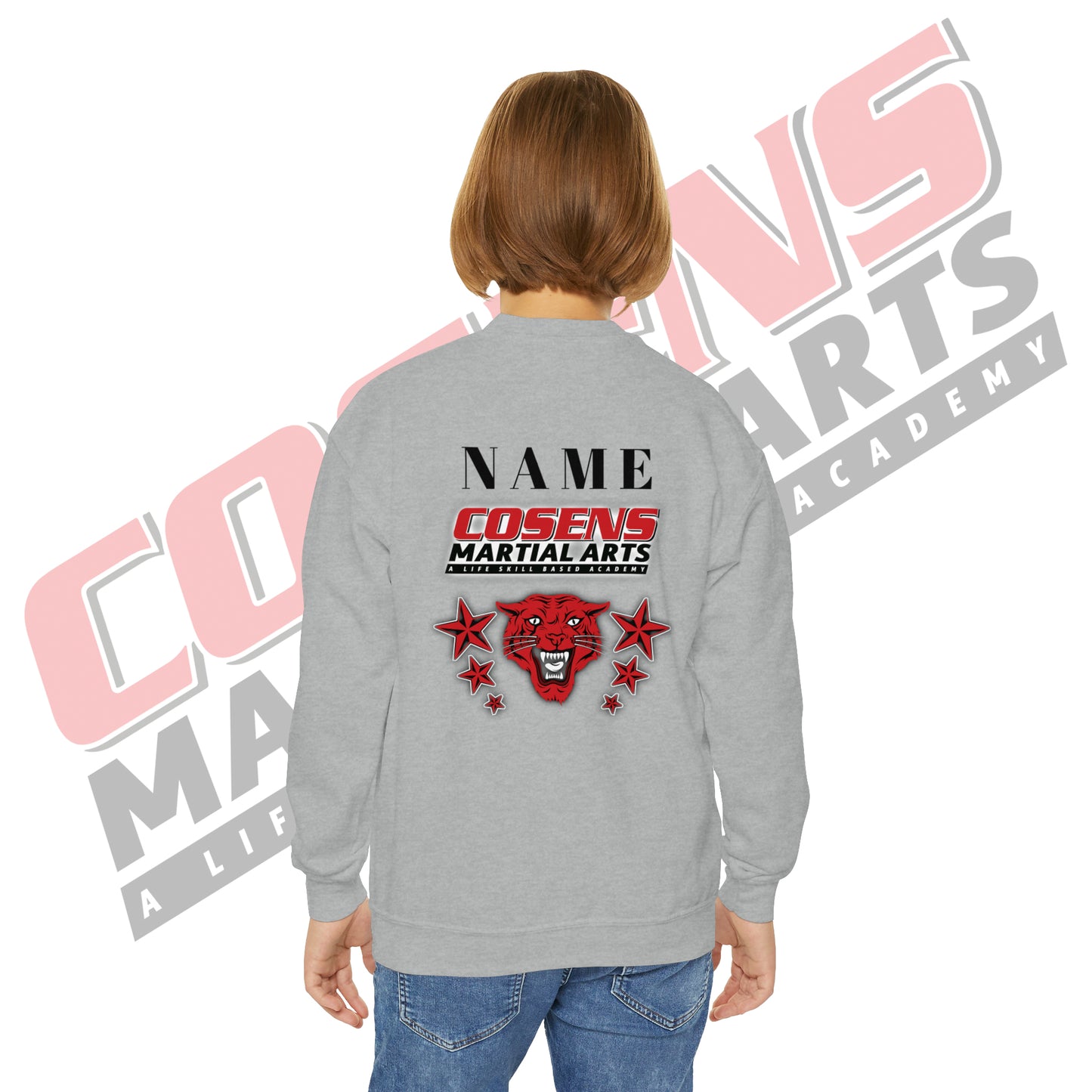 Youth Custom Crewneck Sweatshirt (Name on Back)