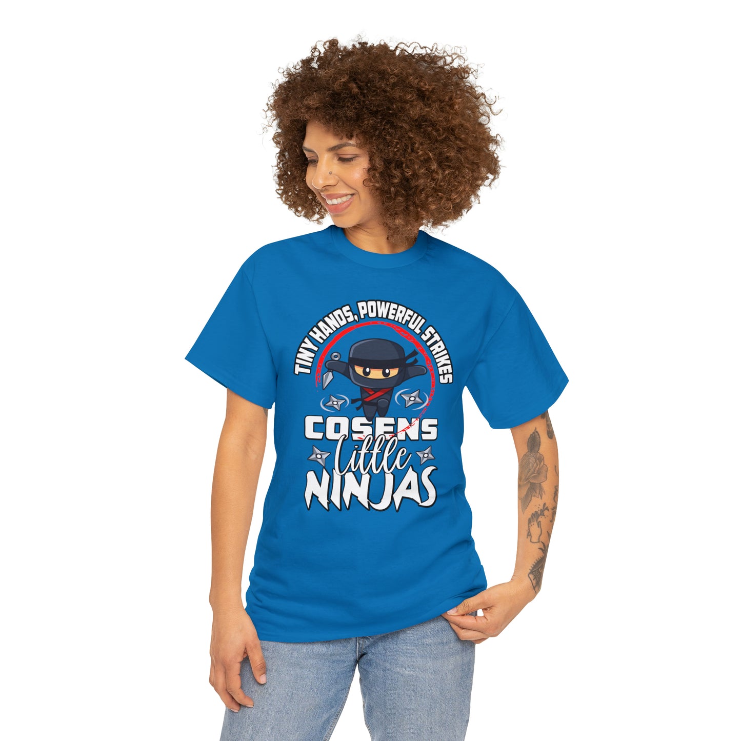 Adult "Little Ninjas" Cosens Martial Arts Unisex Heavy Cotton Tee Unisex Heavy Cotton Tee