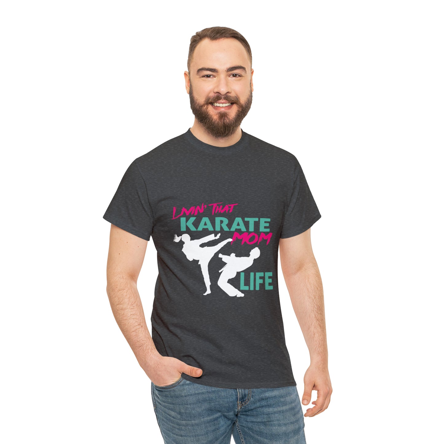 Copy of Livin' That Karate Mom Life Heavy Cotton Tee
