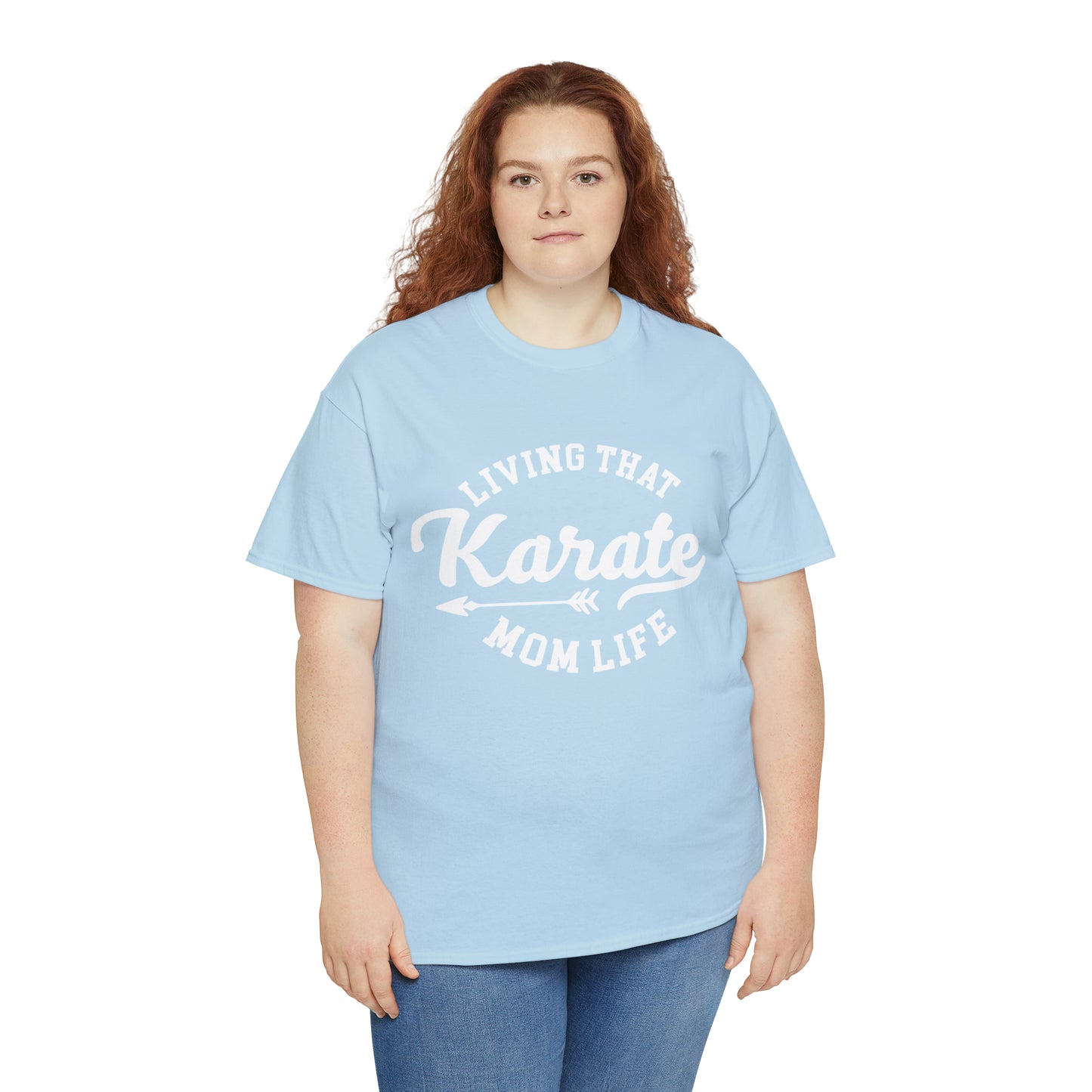 Karate Mom Life! Shirt For Mom, Heavy Cotton Tee