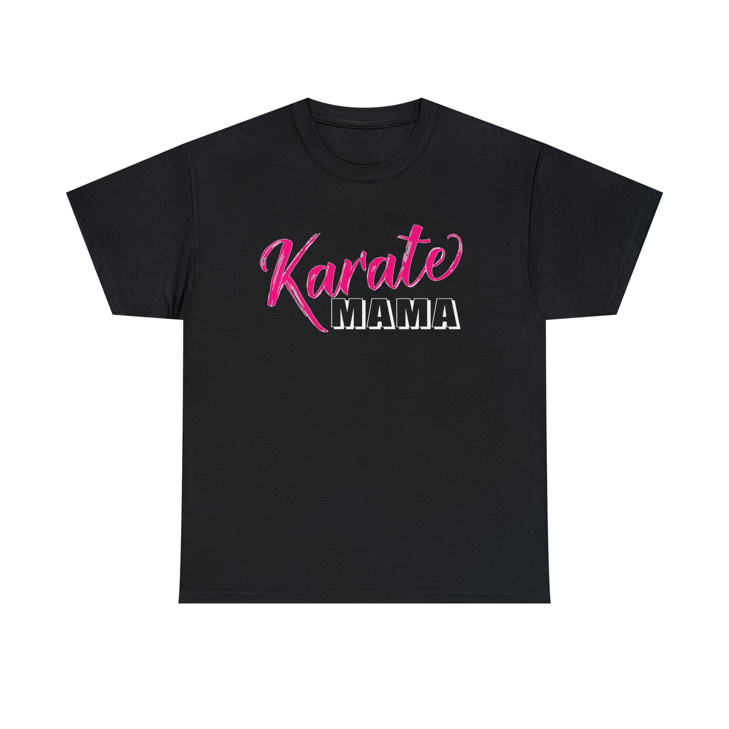 Karate Mama, Shirts For Mom, Heavy Cotton T-Shirt