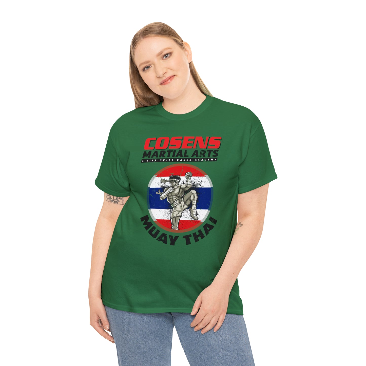 Adult "Muay Thai" Cosens Martial Arts Unisex Heavy Cotton Tee Unisex Heavy Cotton Tee
