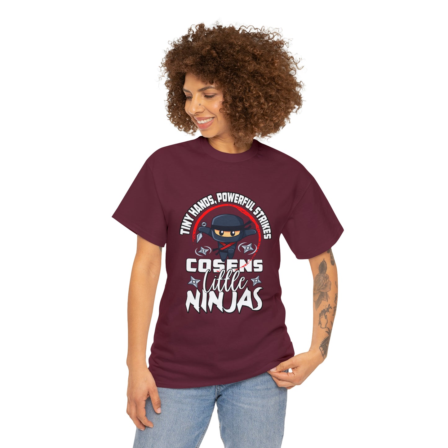 Little Ninjas Adult Unisex Heavy Cotton Tee