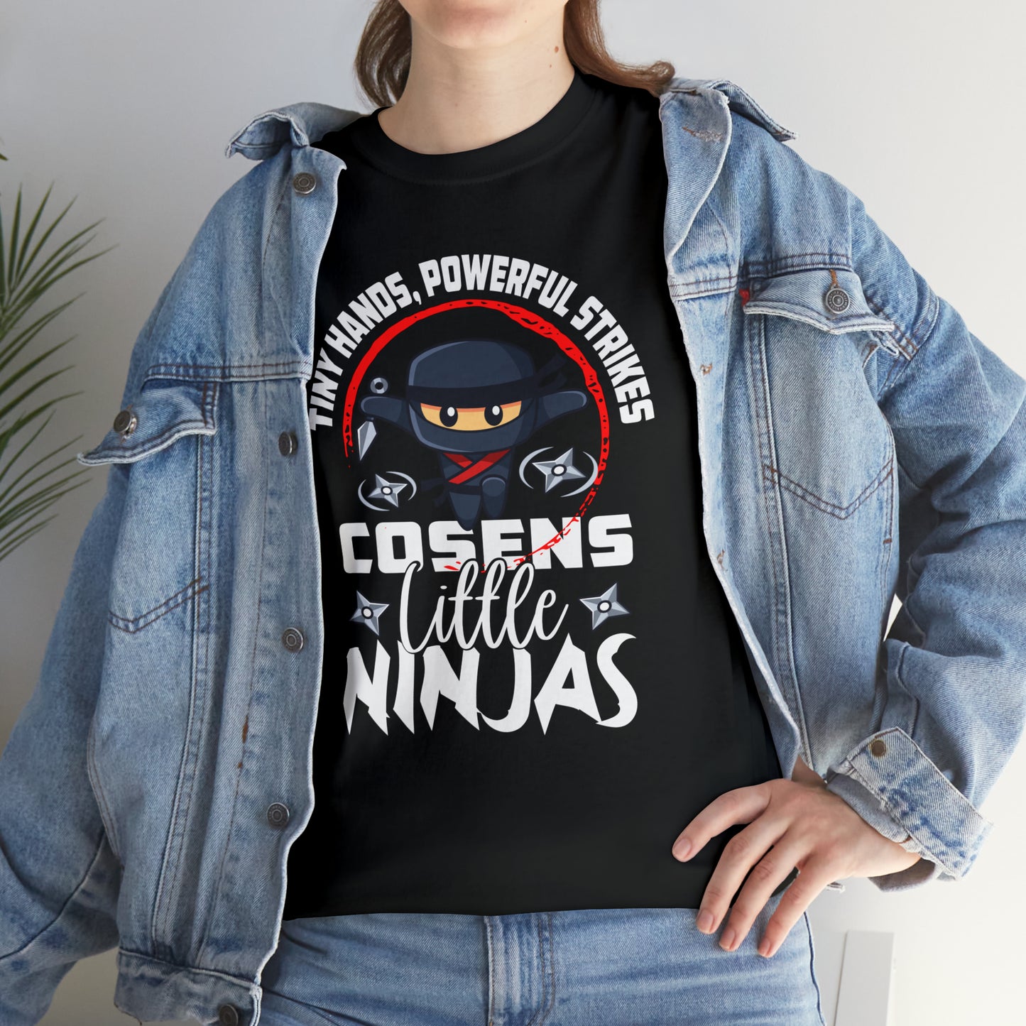 Adult "Little Ninjas" Cosens Martial Arts Unisex Heavy Cotton Tee Unisex Heavy Cotton Tee