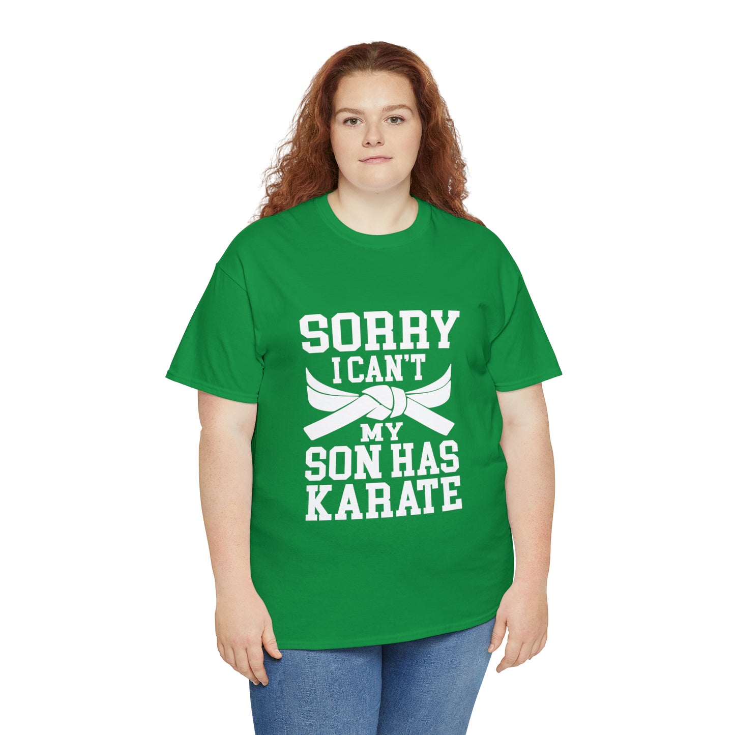 Sorry I Can't Karate Shirt, Shirt For Mom or Dad Heavy Cotton Tee