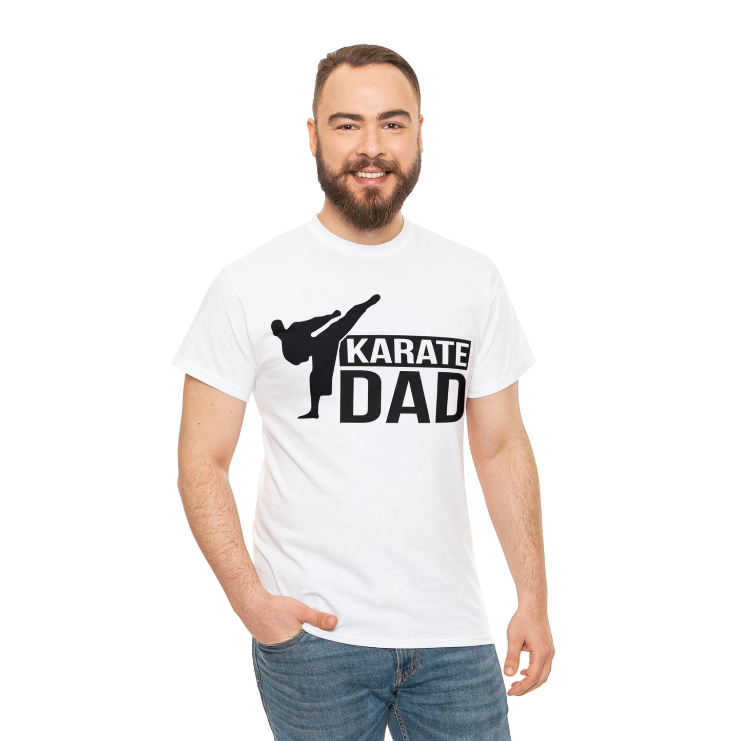 Karate Dad New Heavy Cotton Tee