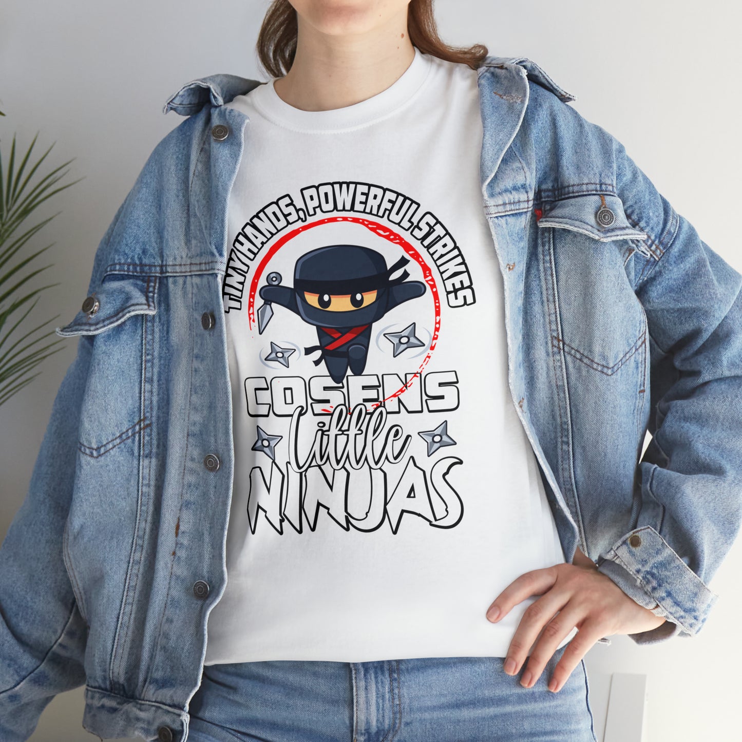 Adult "Little Ninjas" Cosens Martial Arts Unisex Heavy Cotton Tee Unisex Heavy Cotton Tee