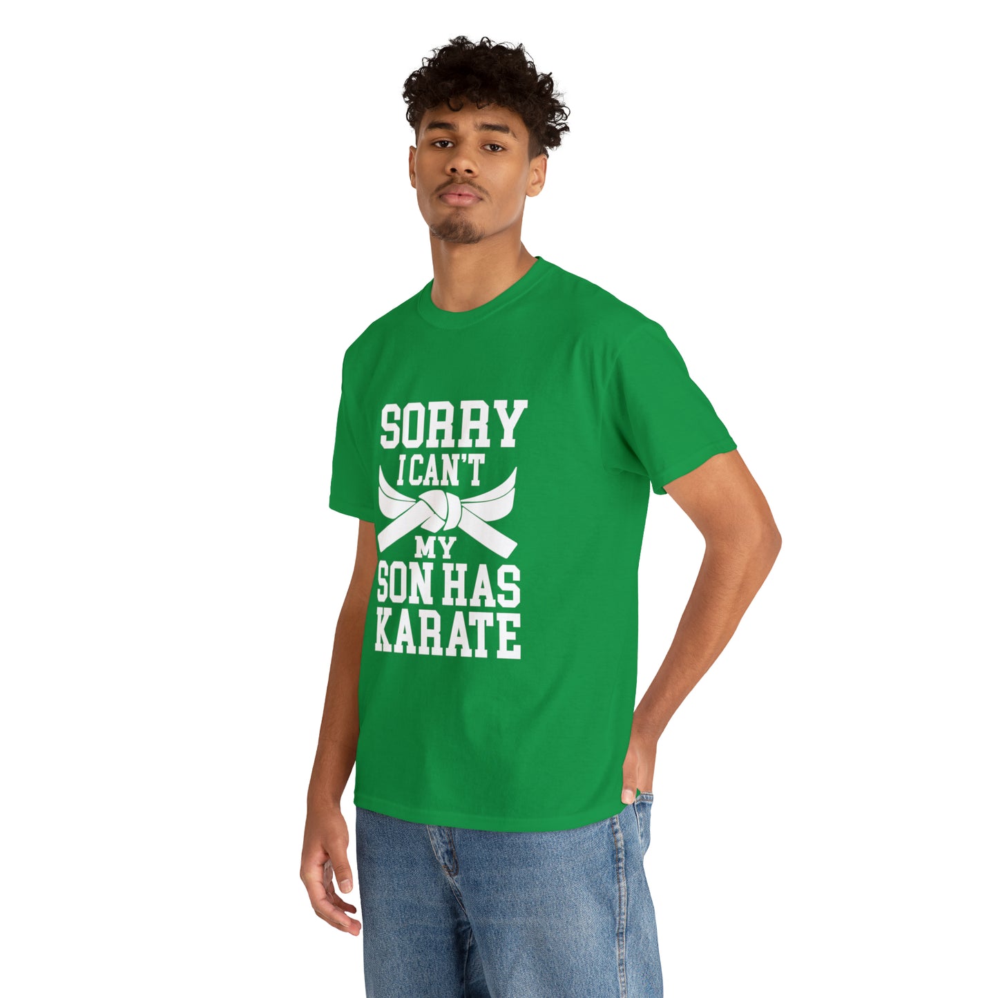 Sorry I Can't Karate Shirt, Shirt For Mom or Dad Heavy Cotton Tee