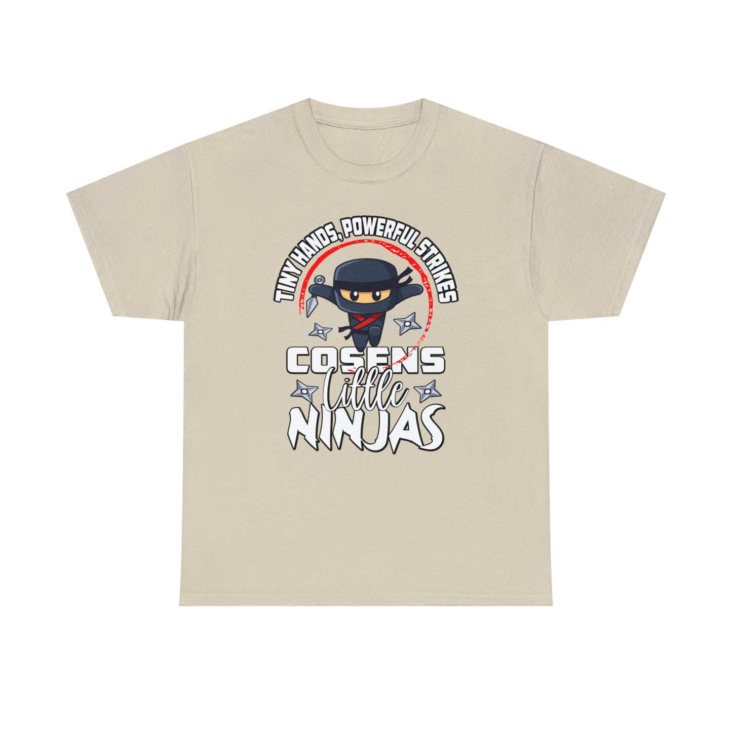 Adult "Little Ninjas" Cosens Martial Arts Unisex Heavy Cotton Tee Unisex Heavy Cotton Tee