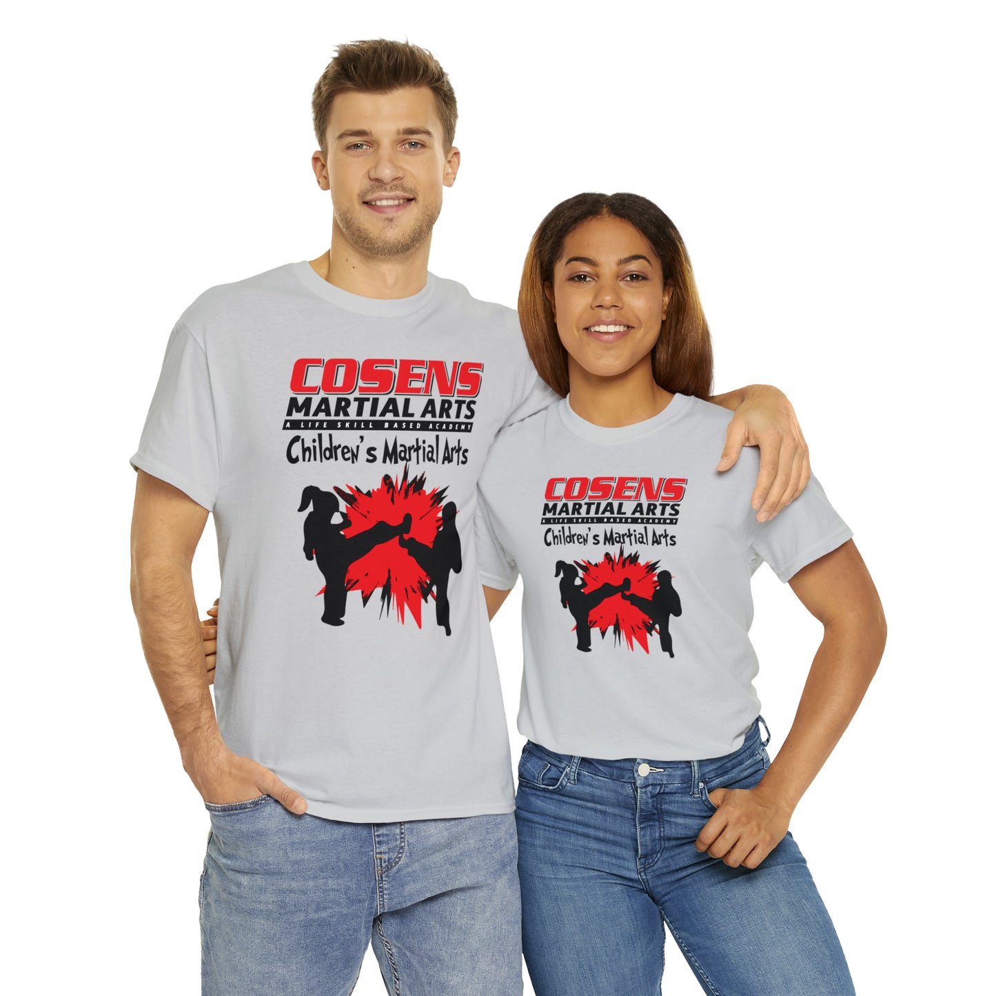 Adult "Childrens Martial Arts" Cosens Martial Arts Unisex Heavy Cotton Tee Unisex Heavy Cotton Tee