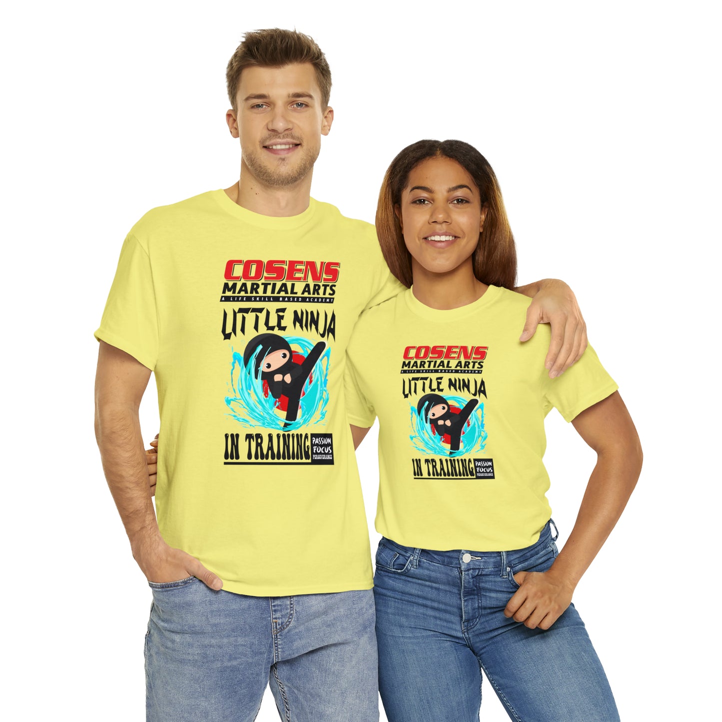 Adult "Little Ninja in Training" Cosens Martial Arts Unisex Heavy Cotton Tee Unisex Heavy Cotton Tee