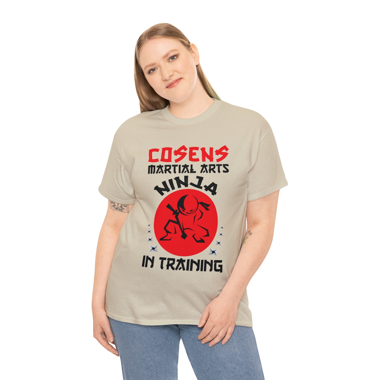 Adult "Ninja in Training" Unisex Heavy Cotton Tee