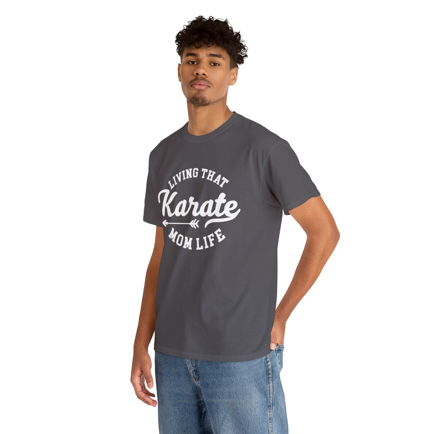 Karate Mom Life! Shirt For Mom, Heavy Cotton Tee