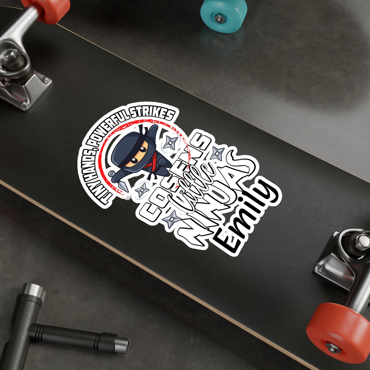 Customized Vinyl Decals - Little Ninjas!