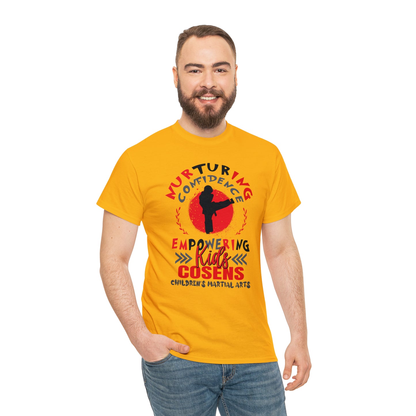 Adult "Nurturing Confidence" Cosens Martial Arts Unisex Heavy Cotton Tee Unisex Heavy Cotton Tee