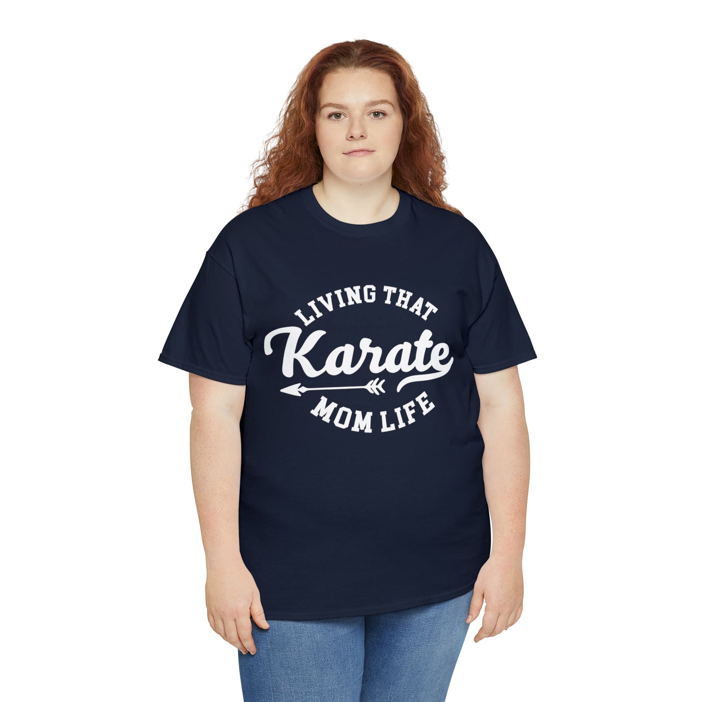 Karate Mom Life! Shirt For Mom, Heavy Cotton Tee