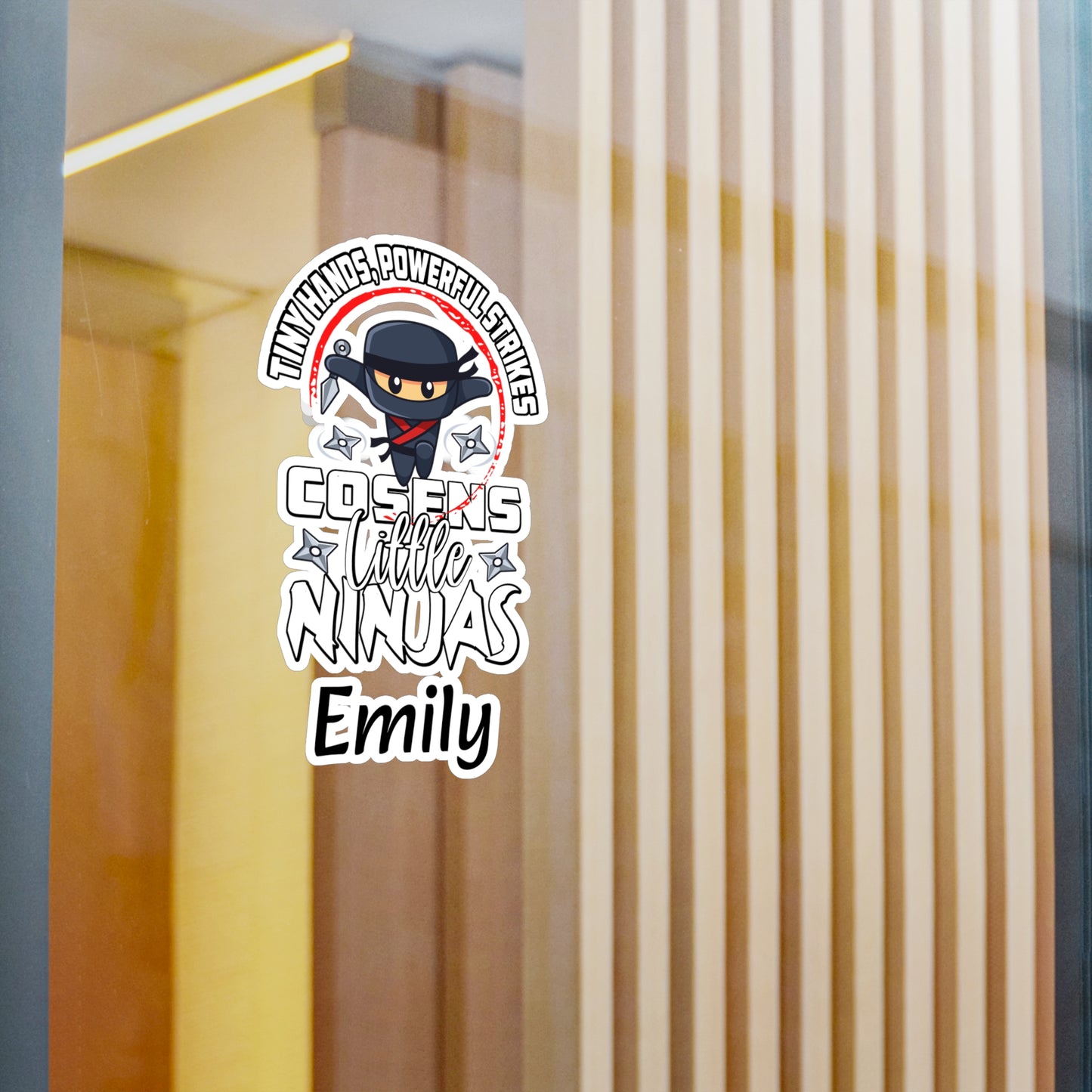 Customized Vinyl Decals - Little Ninjas!