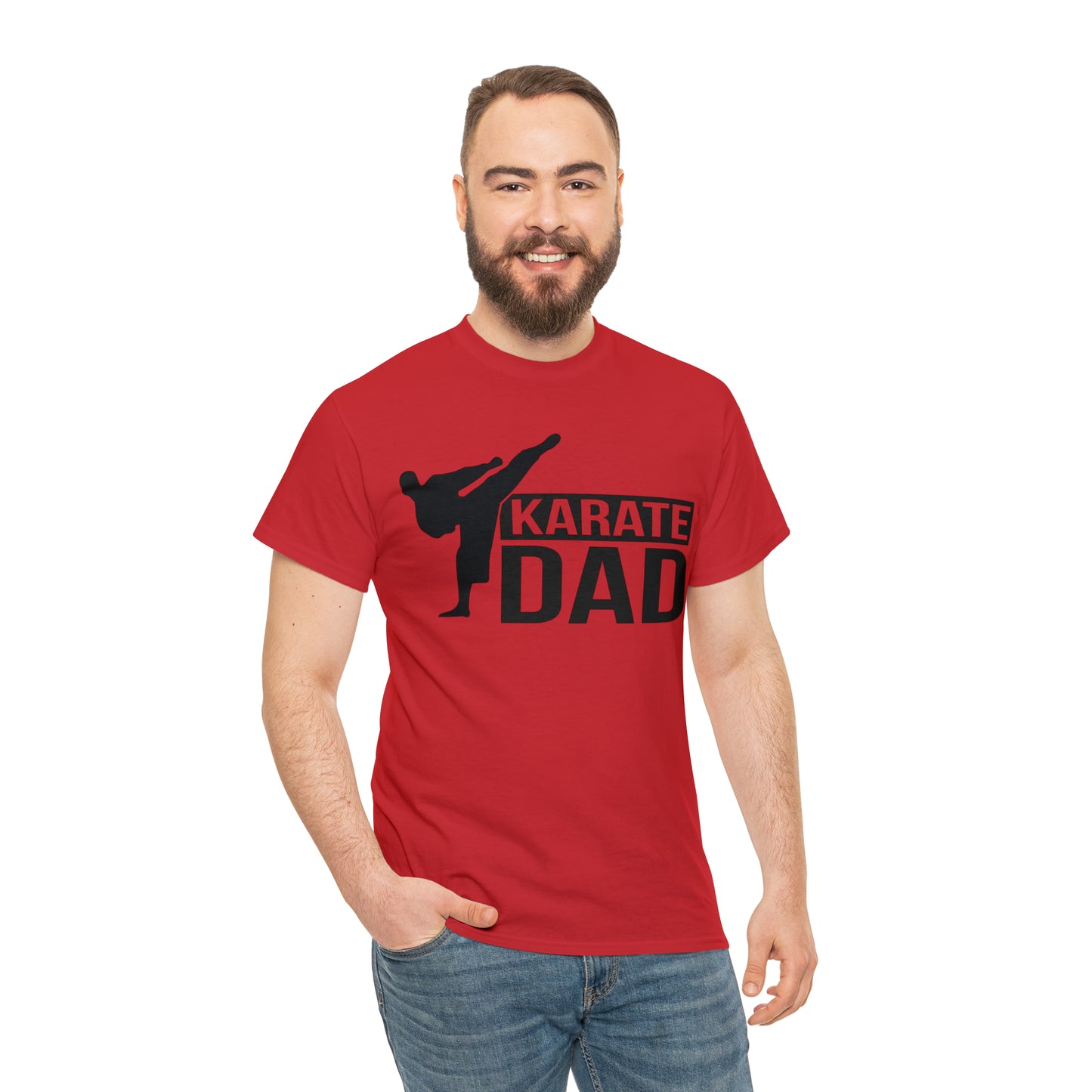 Karate Dad New Heavy Cotton Tee
