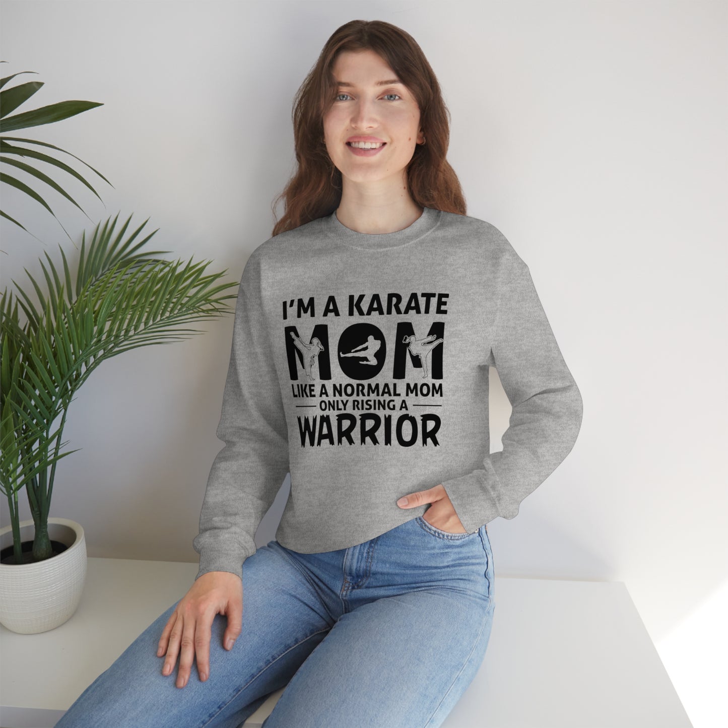 Cosens I'm a Karate Mom Heavy Blend™ Crewneck Sweatshirt