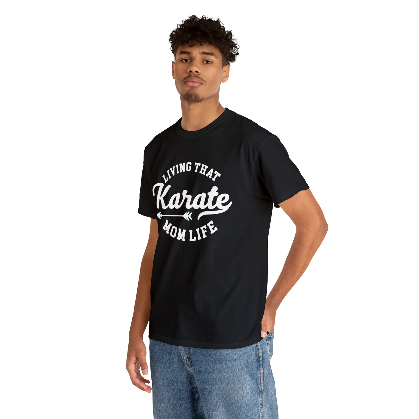 Karate Mom Life! Shirt For Mom, Heavy Cotton Tee