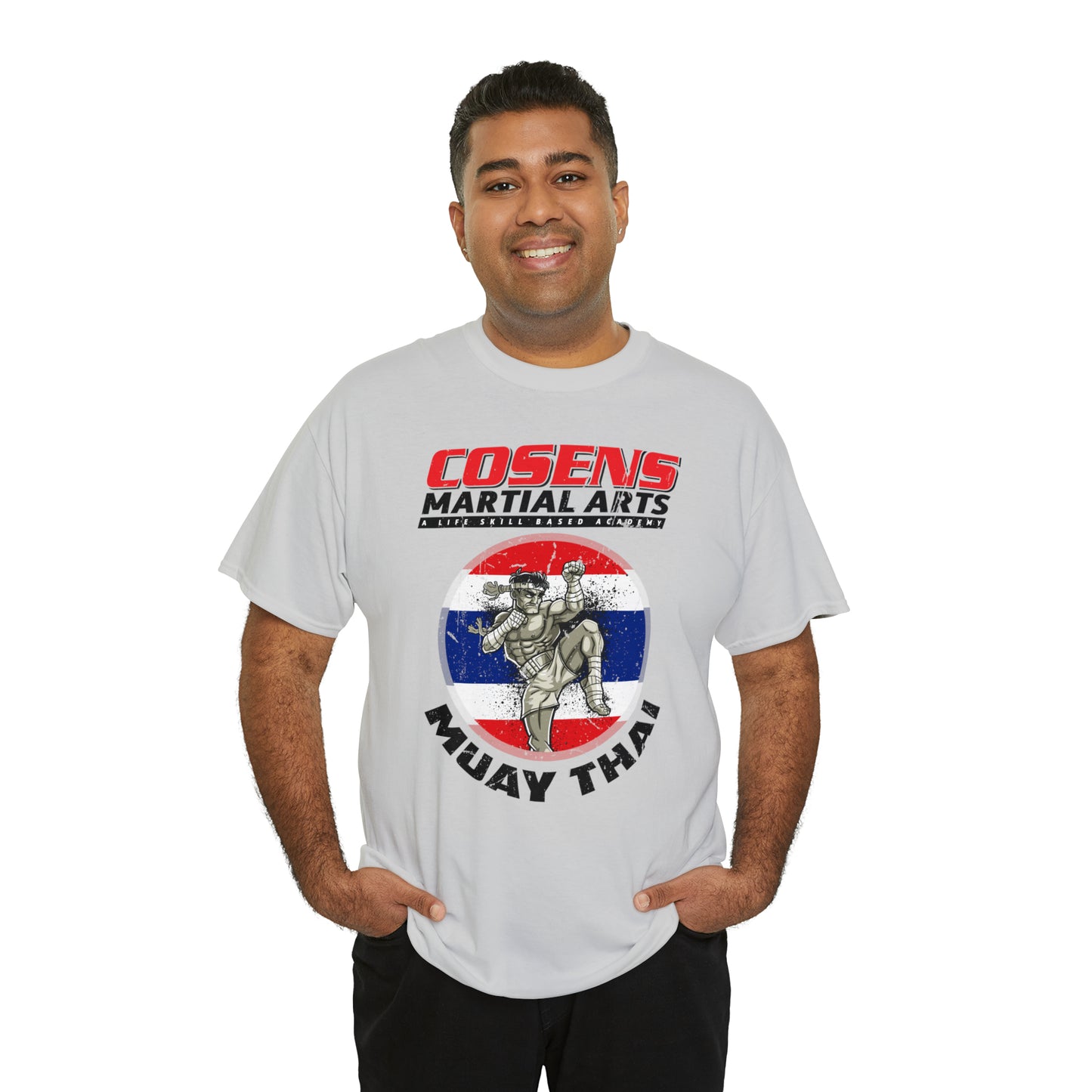 Adult "Muay Thai" Cosens Martial Arts Unisex Heavy Cotton Tee Unisex Heavy Cotton Tee