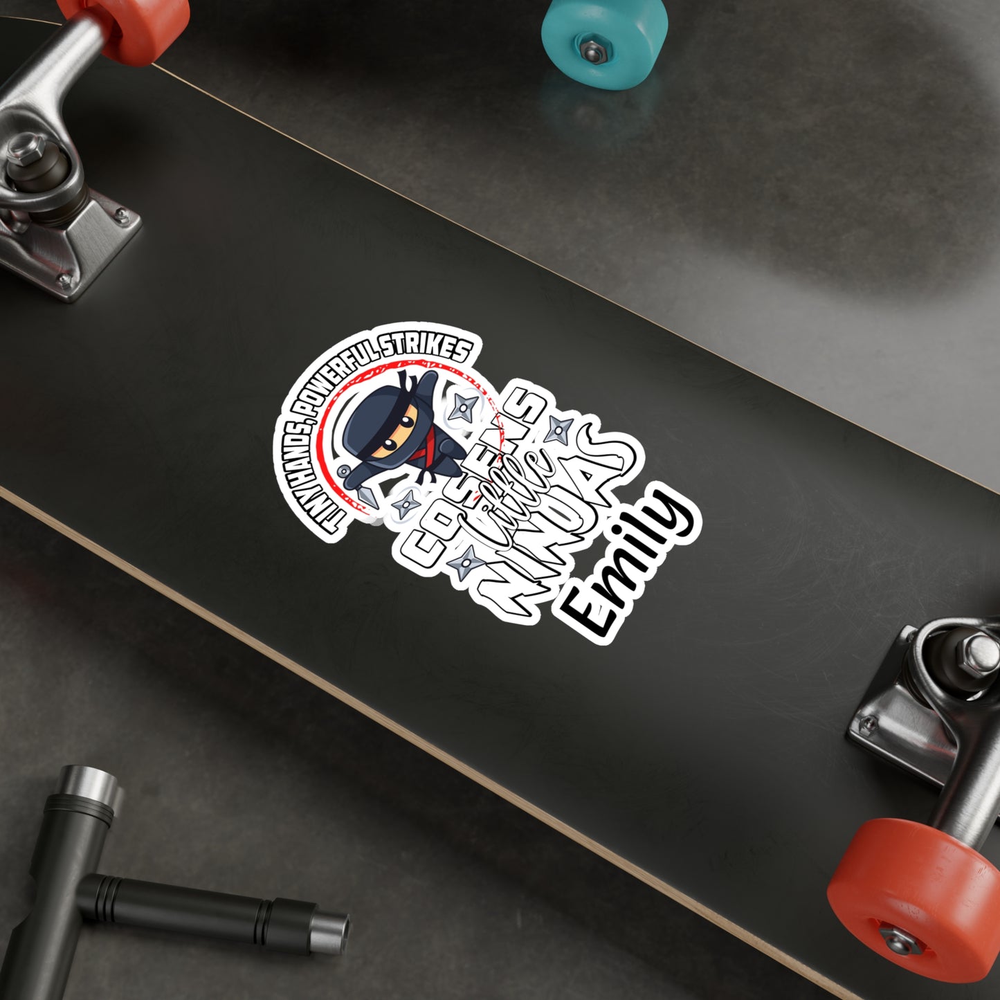 Customized Vinyl Decals - Little Ninjas!