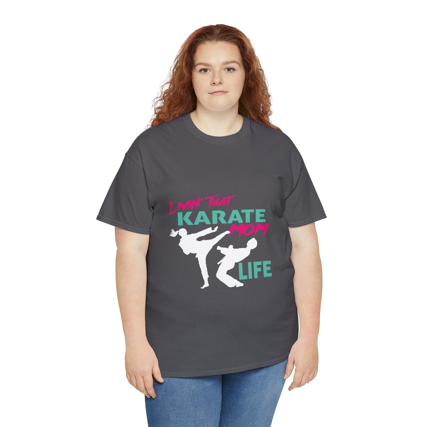 Copy of Livin' That Karate Mom Life Heavy Cotton Tee