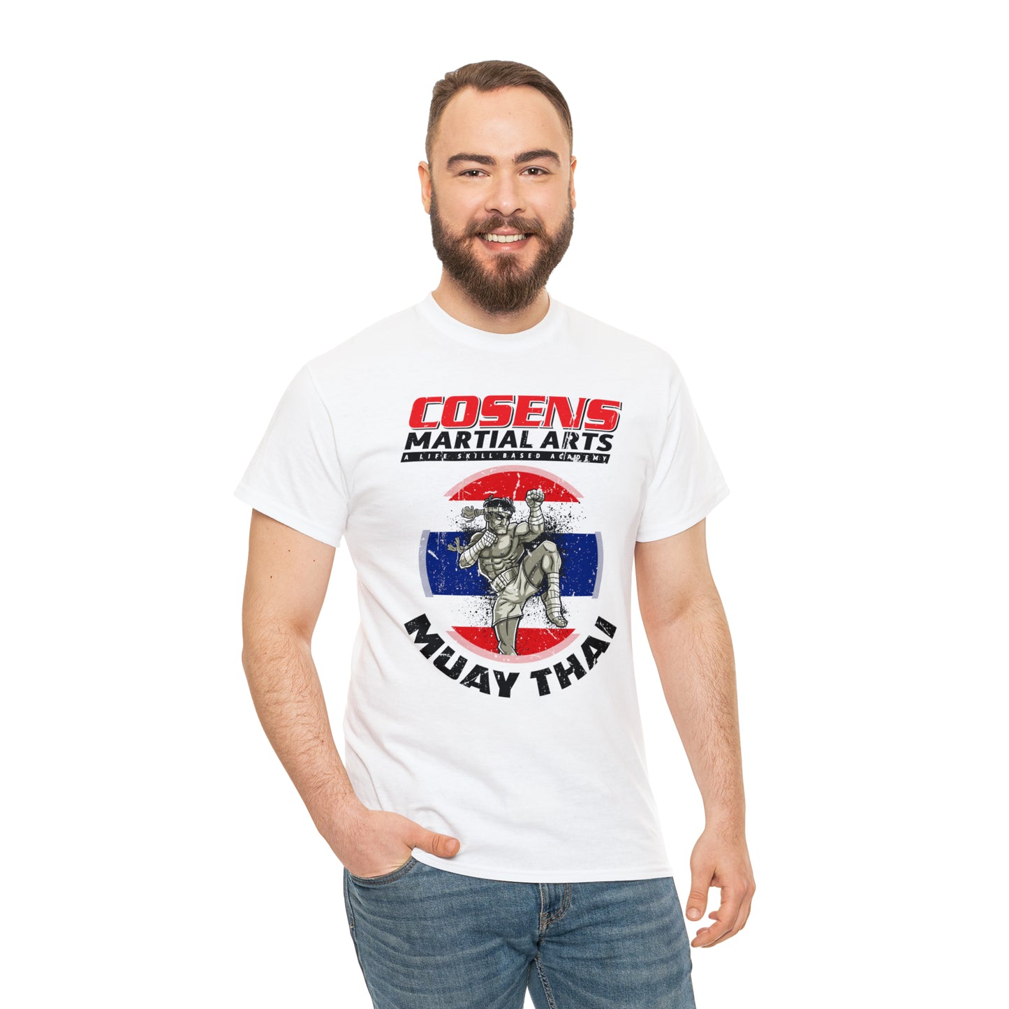 Adult "Muay Thai" Cosens Martial Arts Unisex Heavy Cotton Tee Unisex Heavy Cotton Tee