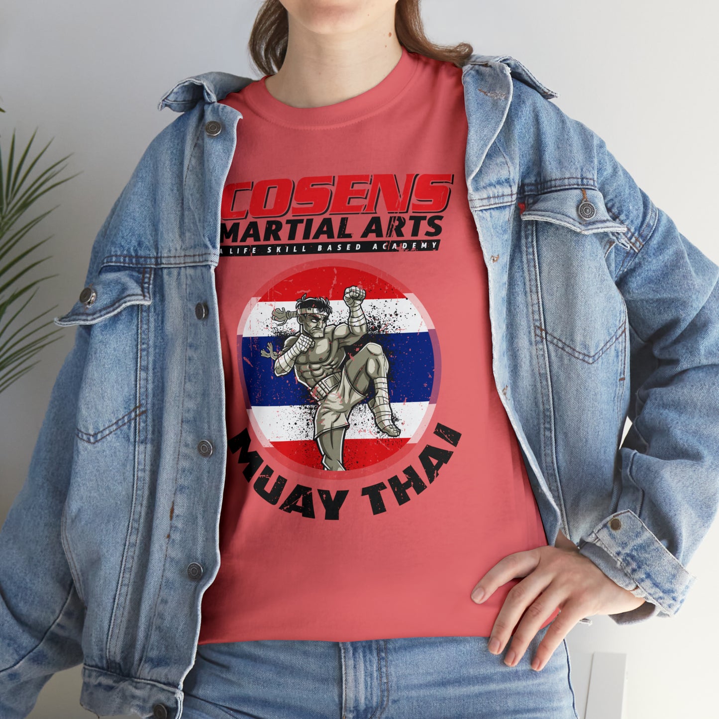Adult "Muay Thai" Cosens Martial Arts Unisex Heavy Cotton Tee Unisex Heavy Cotton Tee