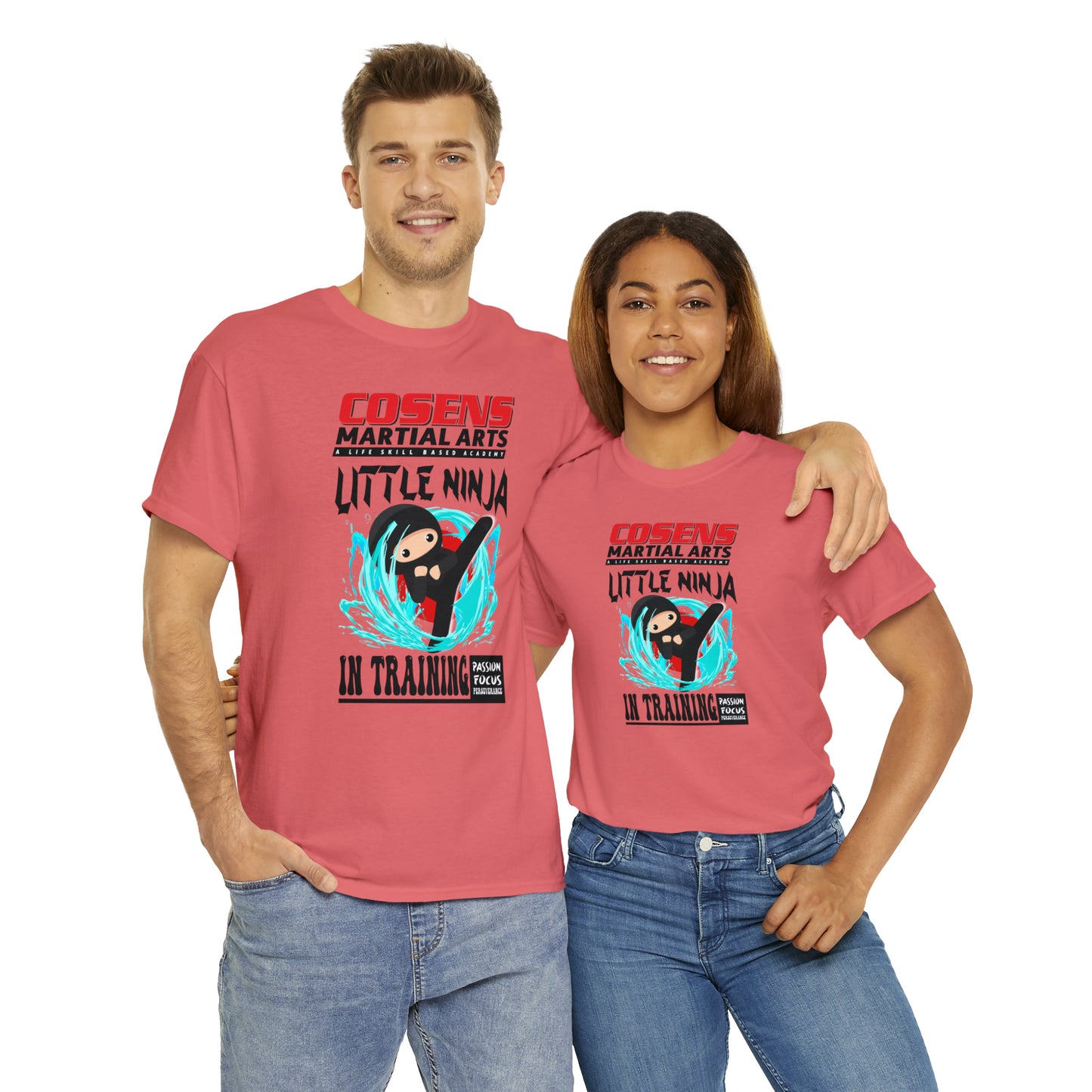 Adult "Little Ninja in Training" Cosens Martial Arts Unisex Heavy Cotton Tee Unisex Heavy Cotton Tee