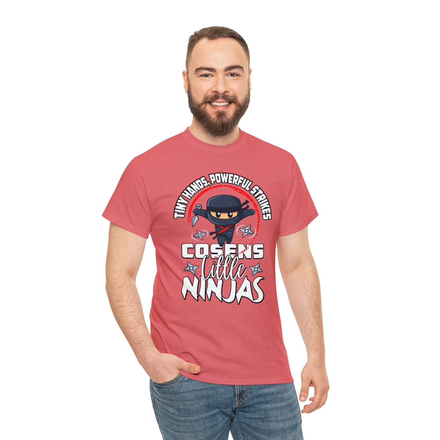 Adult "Little Ninjas" Cosens Martial Arts Unisex Heavy Cotton Tee Unisex Heavy Cotton Tee