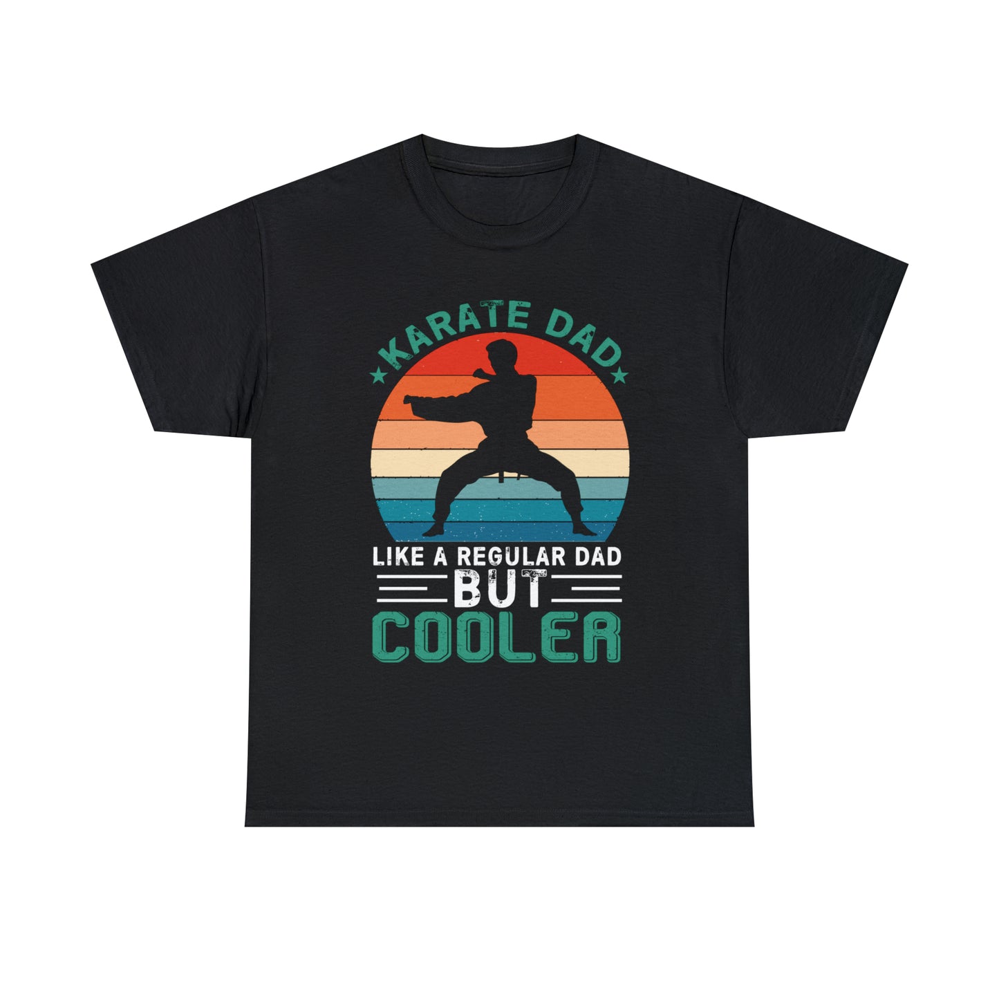 Cool Karate Dad Heavy Cotton Tee