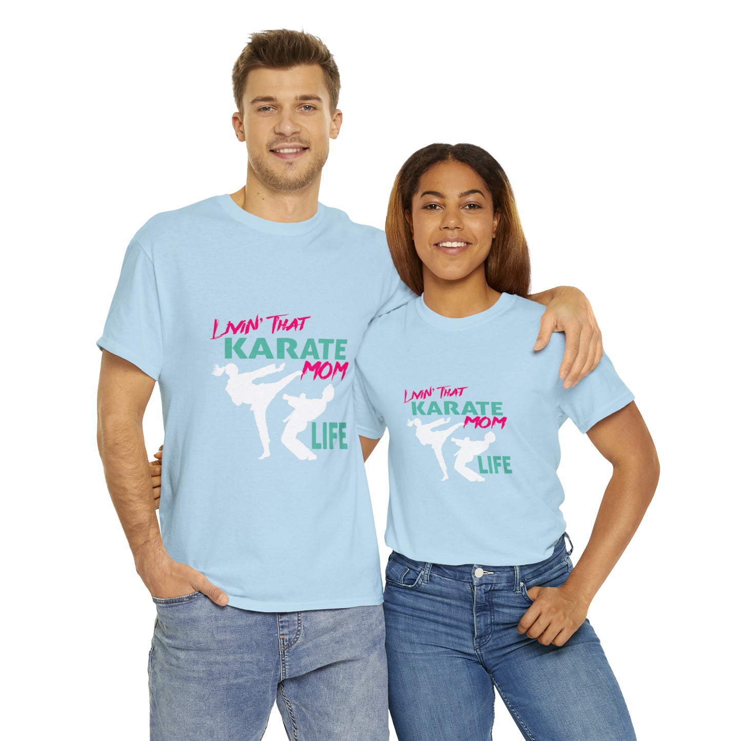 Copy of Livin' That Karate Mom Life Heavy Cotton Tee