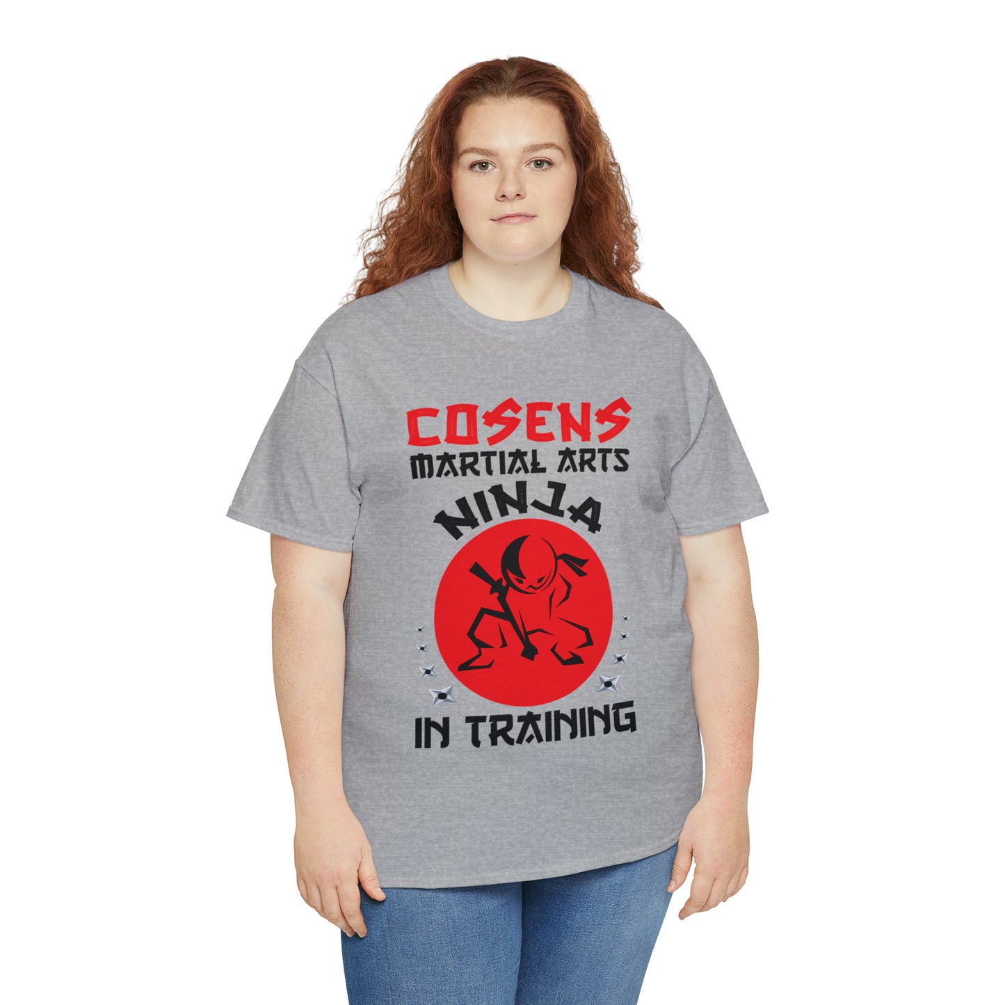 Adult "Ninja in Training" Unisex Heavy Cotton Tee