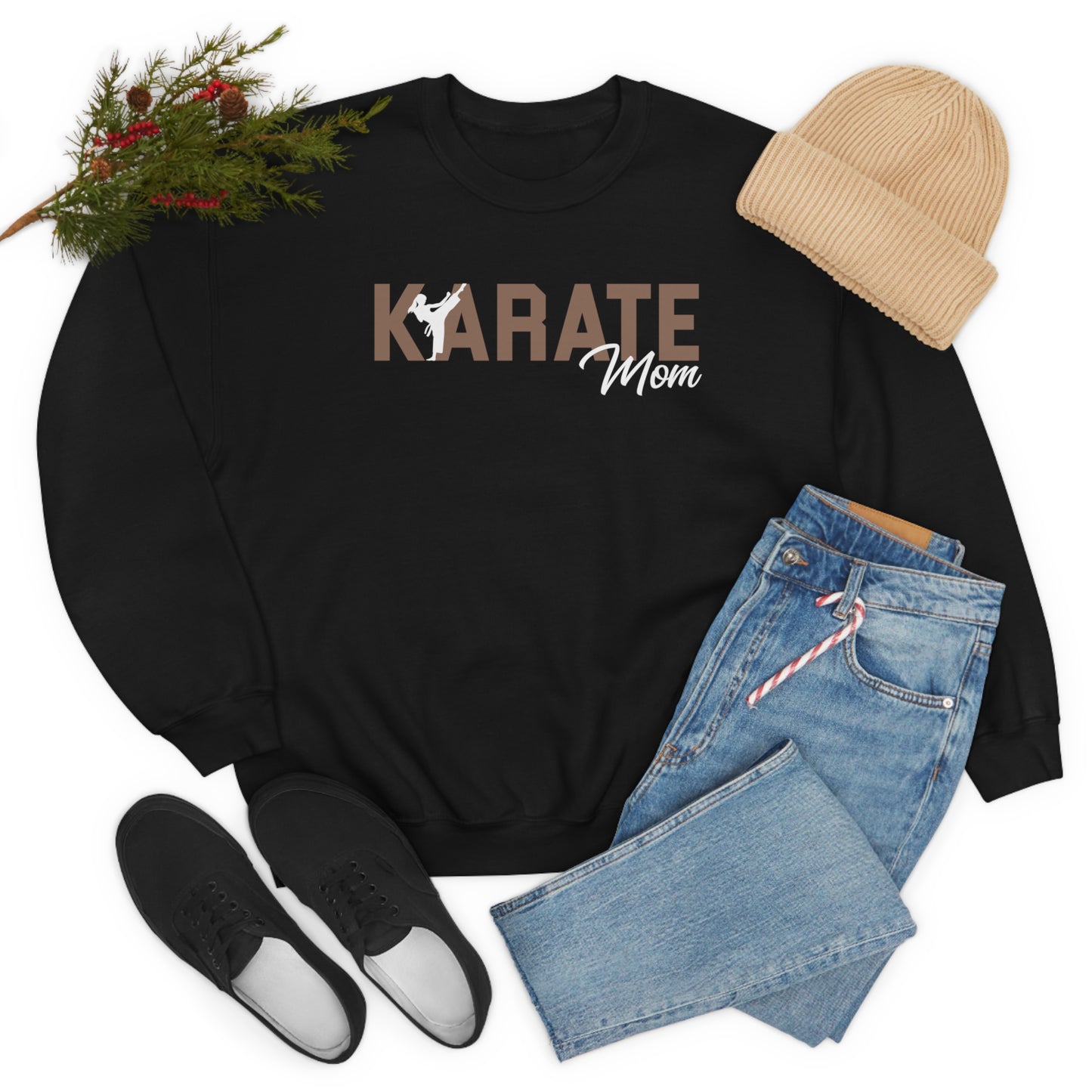Cosens Karate Mom New Heavy Blend™ Crewneck Sweatshirt