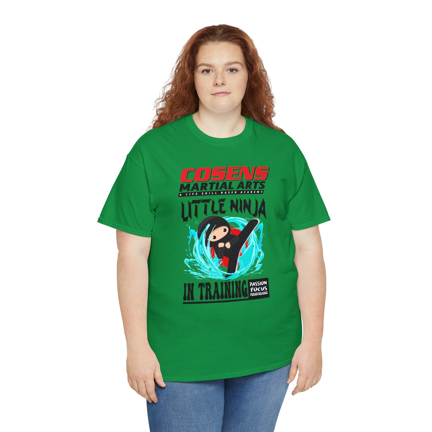 Adult "Little Ninja in Training" Cosens Martial Arts Unisex Heavy Cotton Tee Unisex Heavy Cotton Tee
