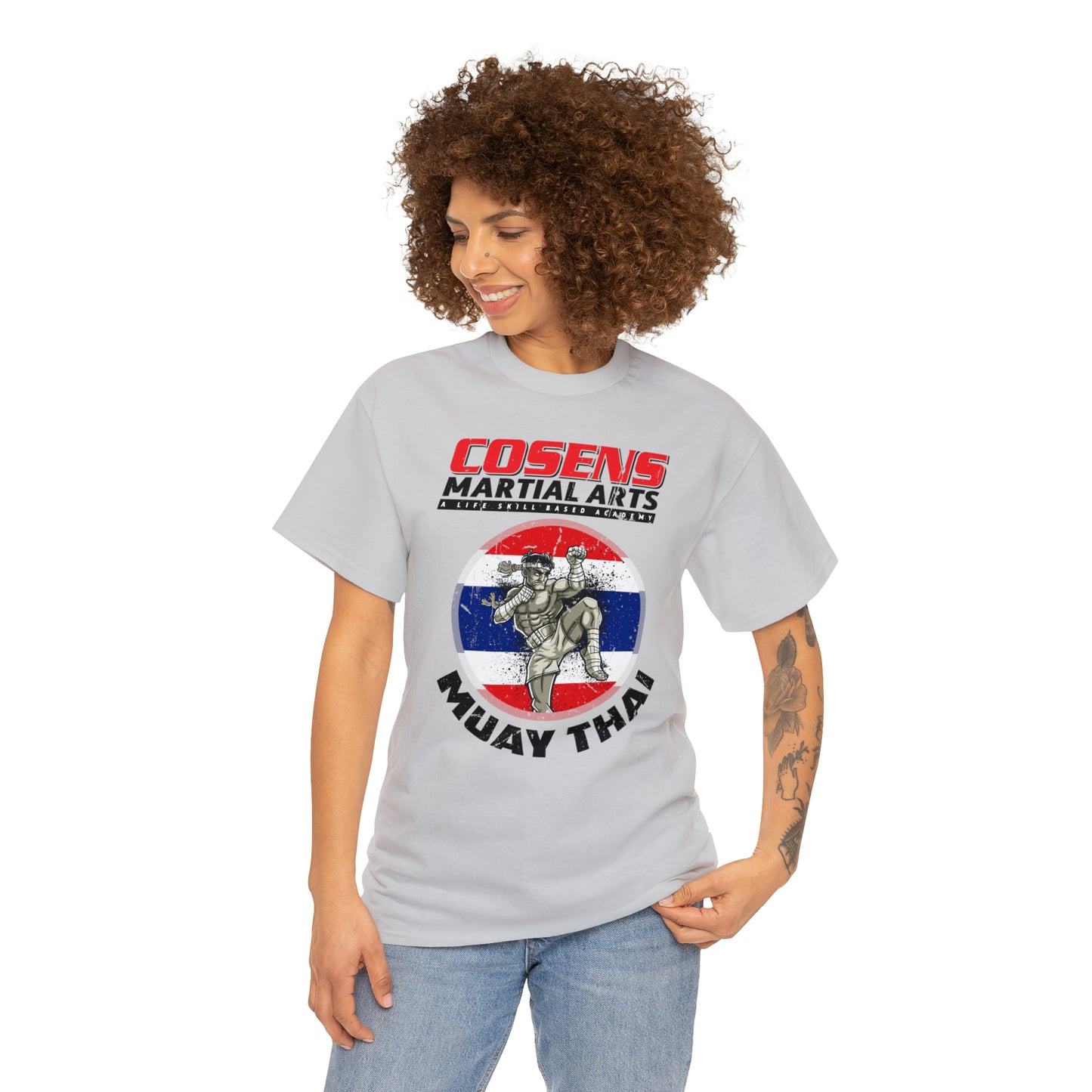 Adult "Muay Thai" Cosens Martial Arts Unisex Heavy Cotton Tee Unisex Heavy Cotton Tee