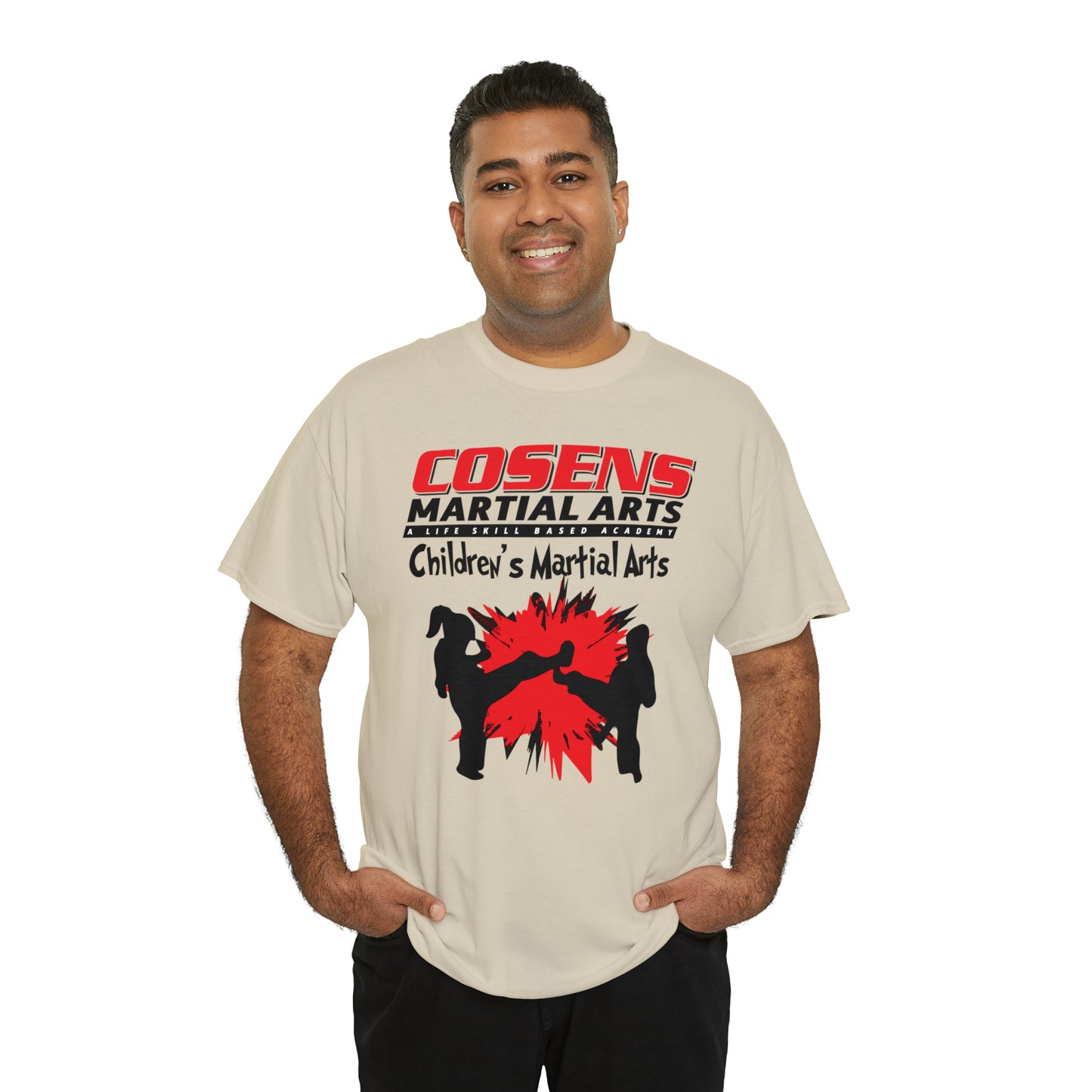 Adult "Childrens Martial Arts" Cosens Martial Arts Unisex Heavy Cotton Tee Unisex Heavy Cotton Tee
