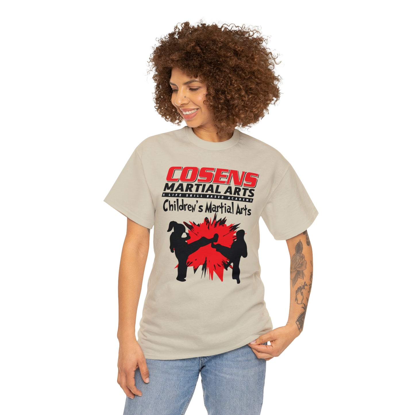 Adult "Childrens Martial Arts" Cosens Martial Arts Unisex Heavy Cotton Tee Unisex Heavy Cotton Tee