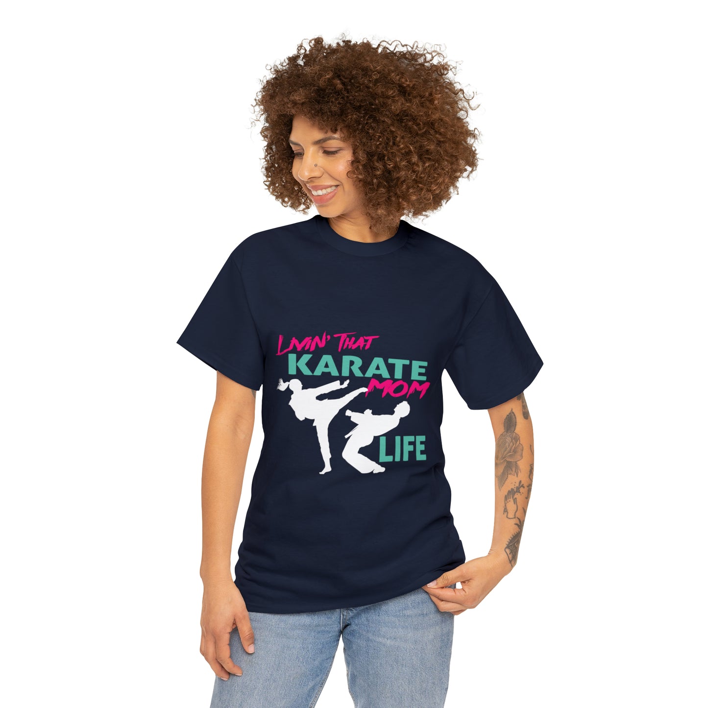 Copy of Livin' That Karate Mom Life Heavy Cotton Tee