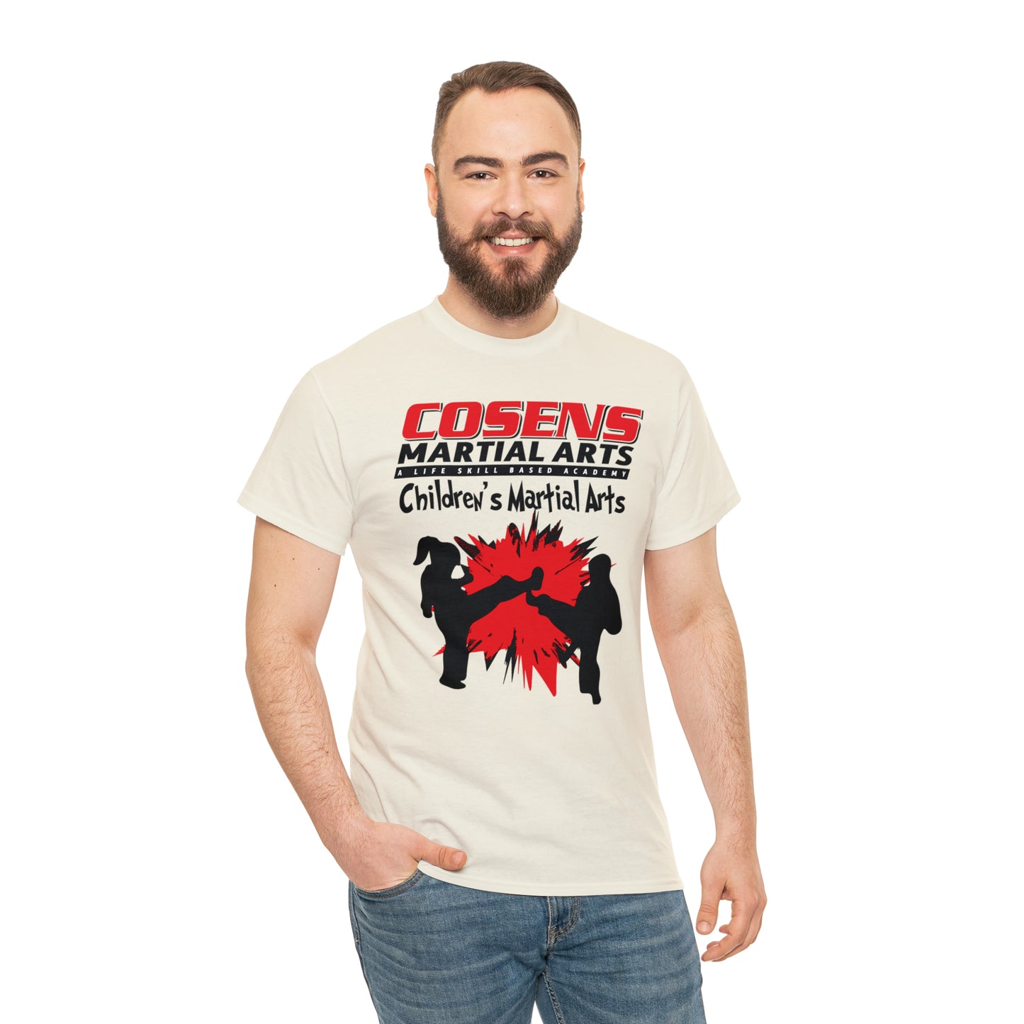 Adult "Childrens Martial Arts" Cosens Martial Arts Unisex Heavy Cotton Tee Unisex Heavy Cotton Tee