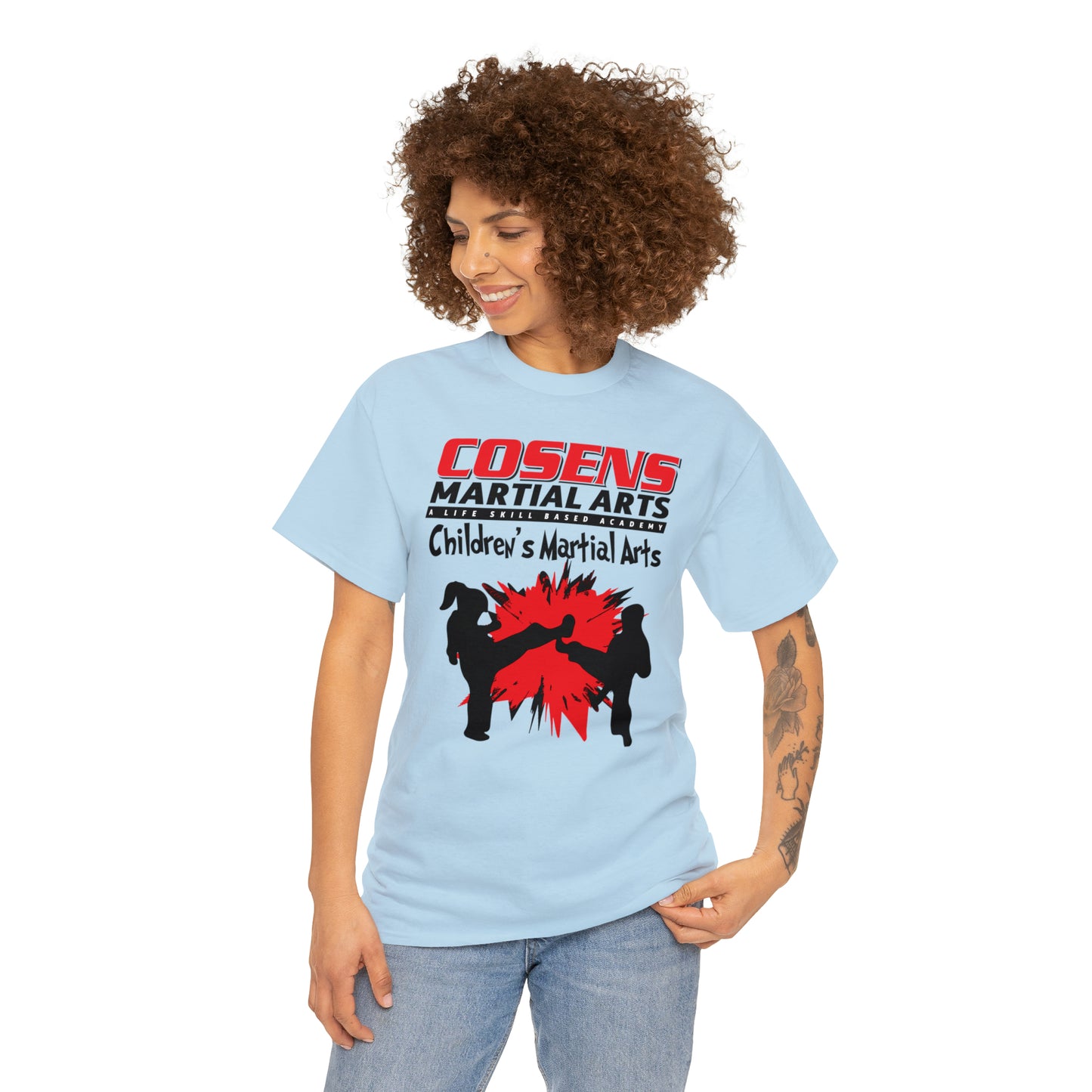Adult "Childrens Martial Arts" Cosens Martial Arts Unisex Heavy Cotton Tee Unisex Heavy Cotton Tee